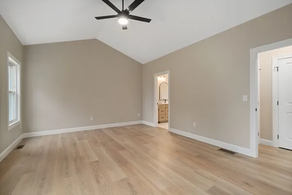wooden floor in an empty room