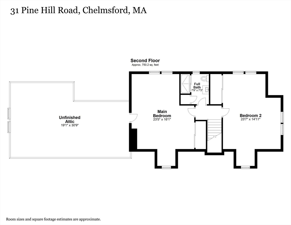 31 Pine Hill Road Chelmsford, MA 01824 - Photo 41 of 42 a picture of floor plan