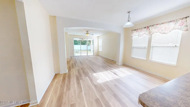 a view of an empty room