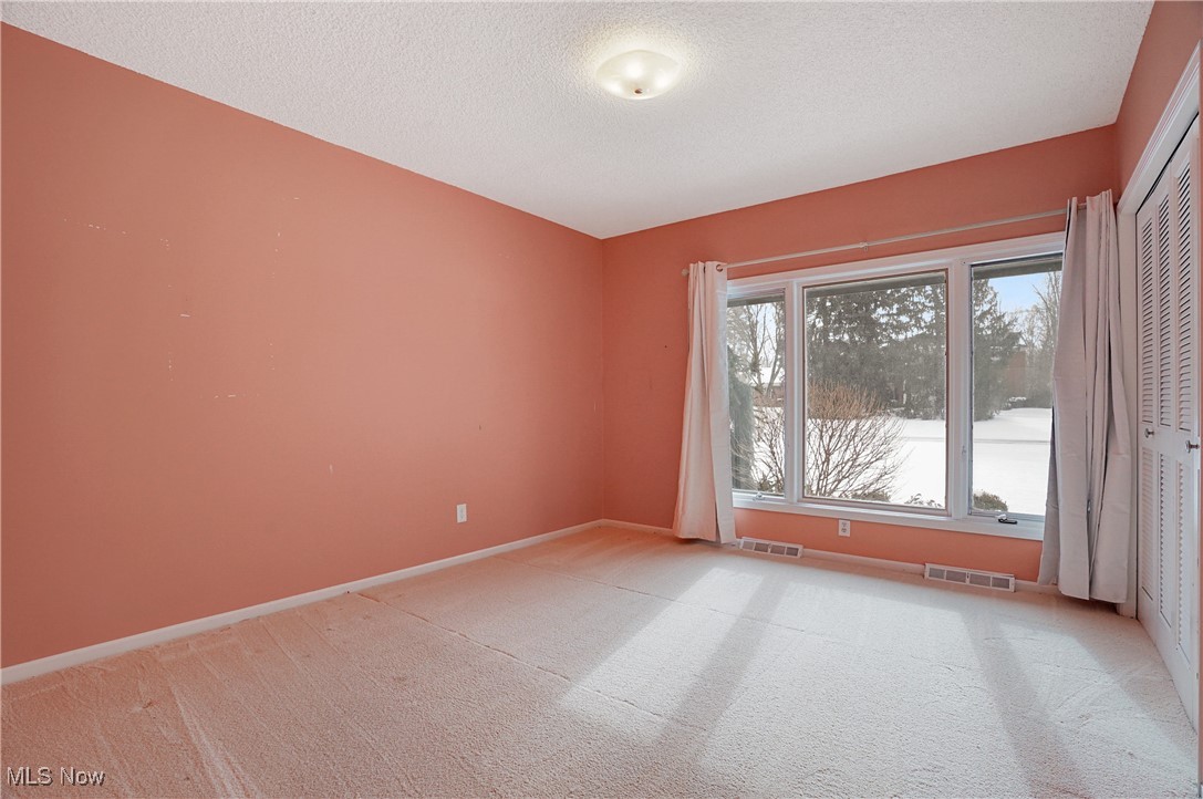 1094 San Raphael Drive Akron, OH 44333 - Photo 34 of 50 Unfurnished room with light colored carpet and a textured ceiling