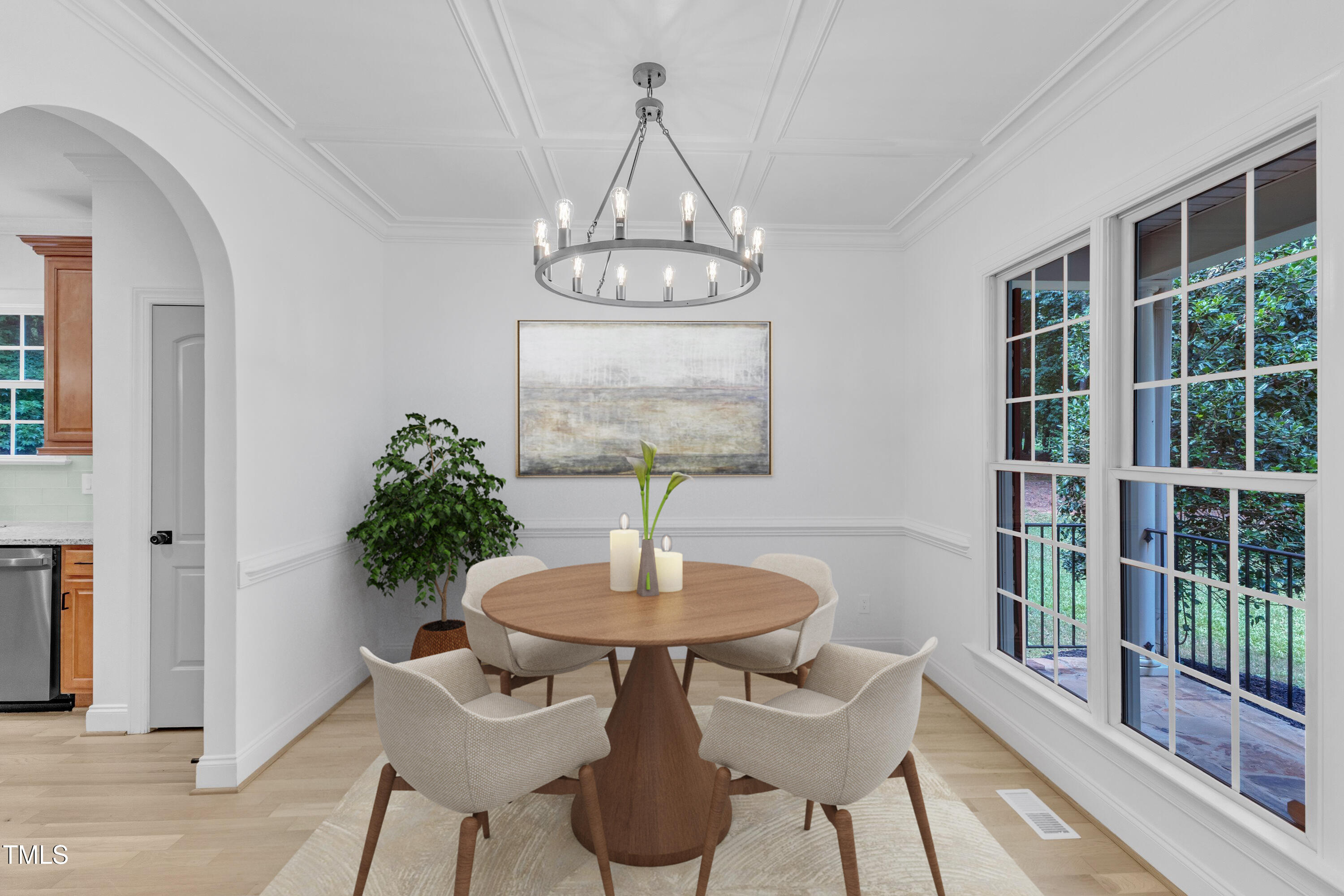 2103 Troys Trail Franklinton, NC 27525 - Photo 13 of 53 a view of a dining room with furniture window and wooden floor