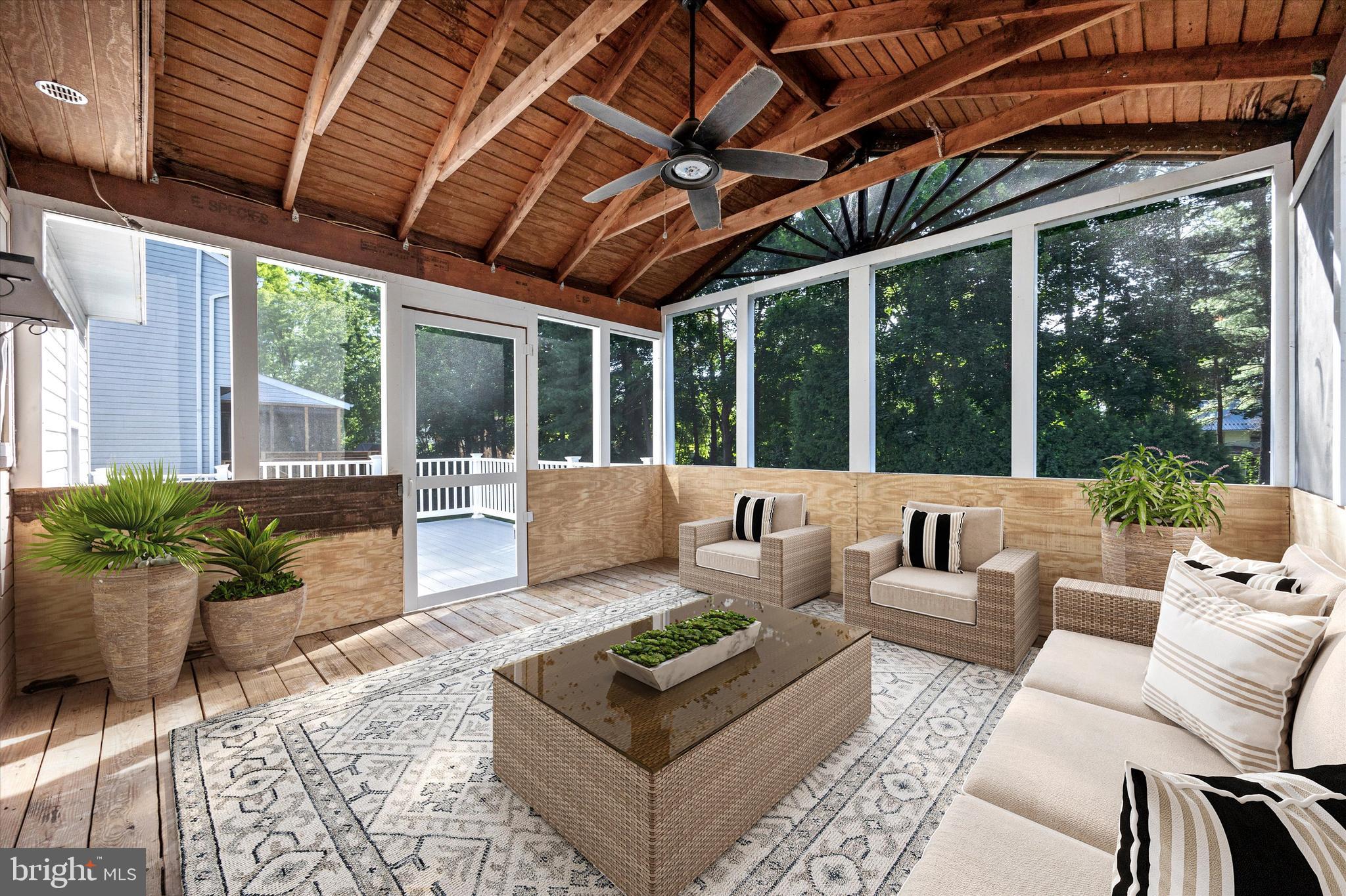 6622 Gooseander Court Frederick, MD 21703 - Photo 33 of 48 Screened Porch - Virtually Stagged