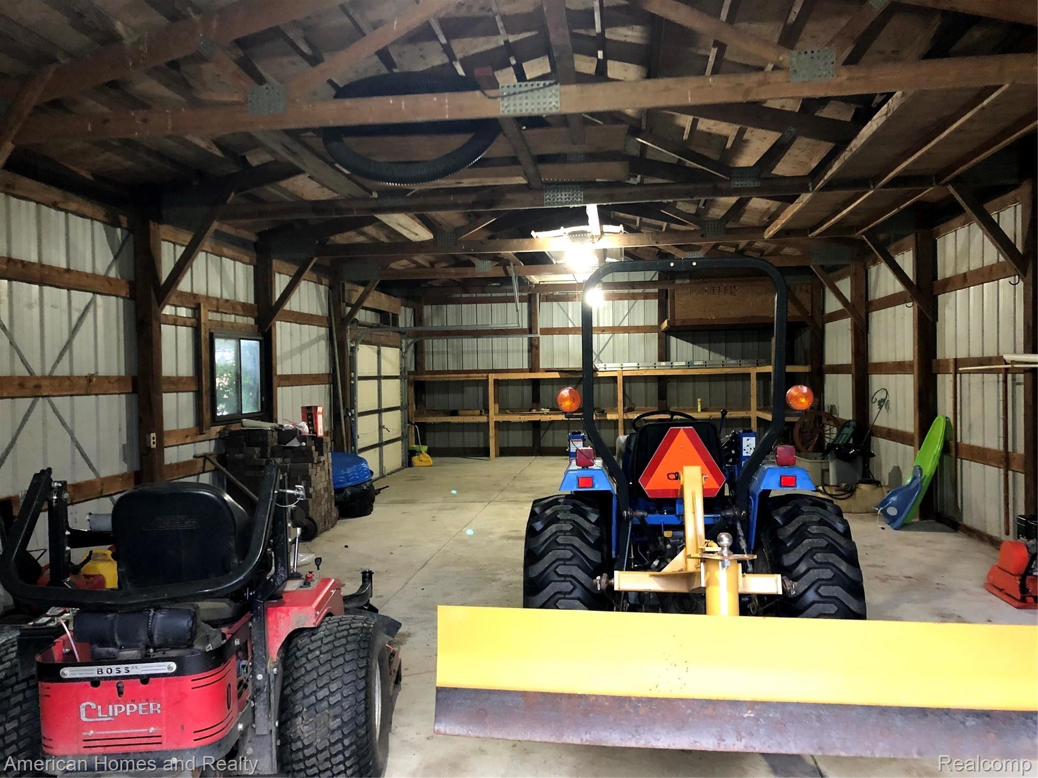 6530 Armstrong Road Imlay City, MI 48444 - Photo 45 of 59 Interior of pole barn