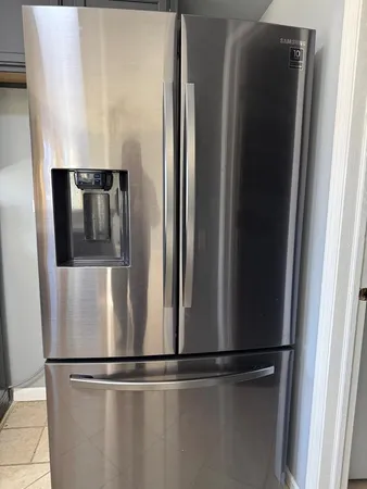 a close view of refrigerator