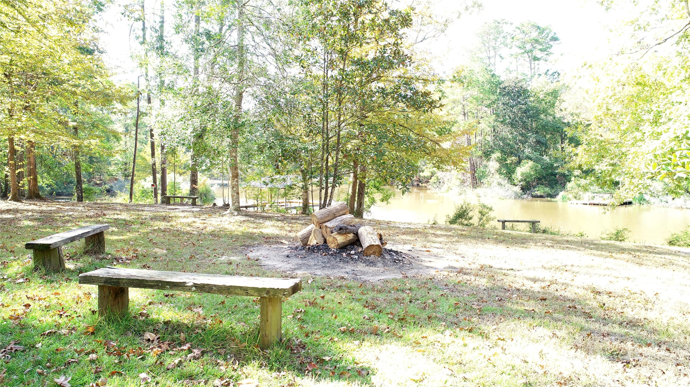 630 Hillbilly Heaven Road Livingston, TX 77351 - Photo 6 of 17 a view of a yard with swimming pool