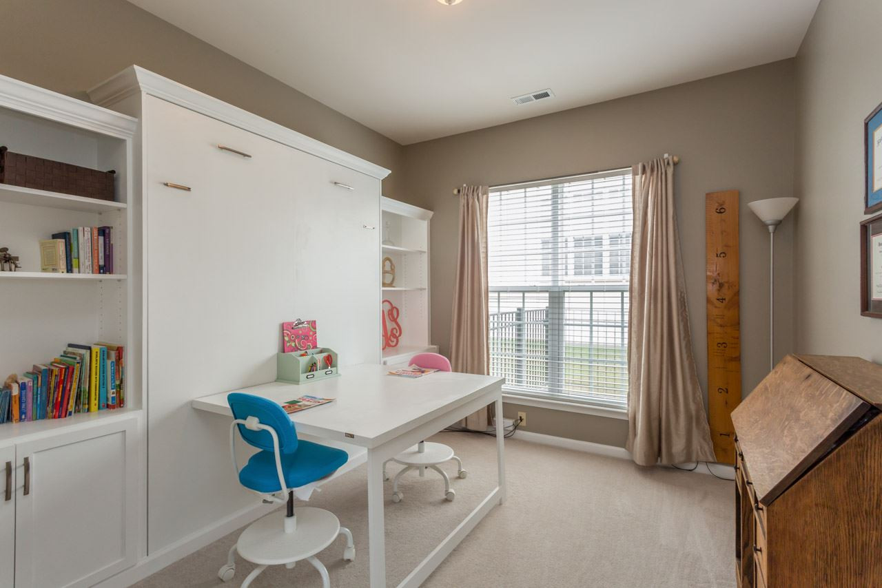 5331 Shaker Heights Lane Raleigh, NC 27613 - Photo 13 of 25 1st floor office with built in Murphy bed. Office