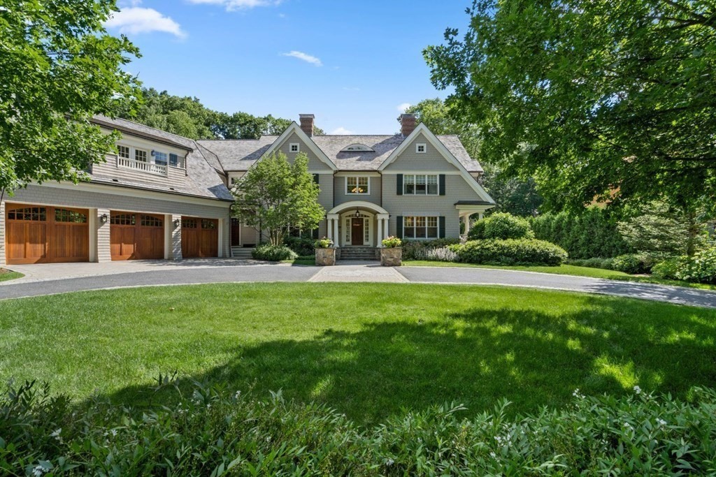 45 Ravine Road Wellesley, MA 02481 - Photo 1 of 42 a front view of a house with a yard