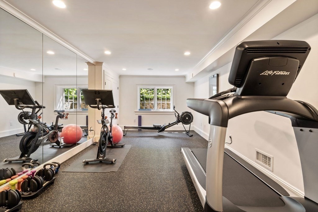 45 Ravine Road Wellesley, MA 02481 - Photo 31 of 42 a view of a room with gym equipment