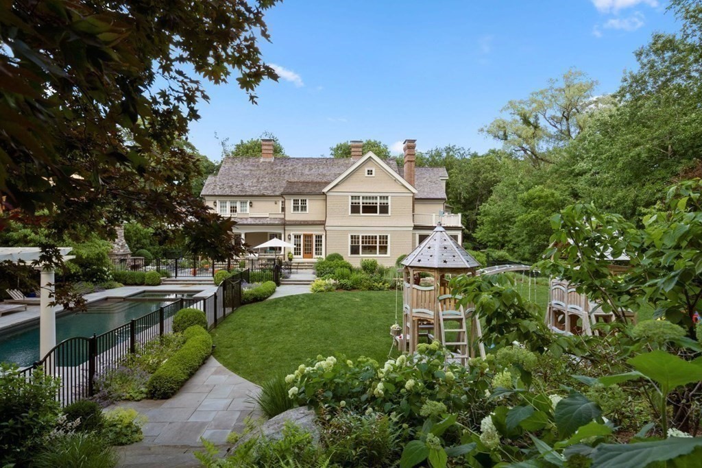 45 Ravine Road Wellesley, MA 02481 - Photo 41 of 42 a front view of a house with a yard