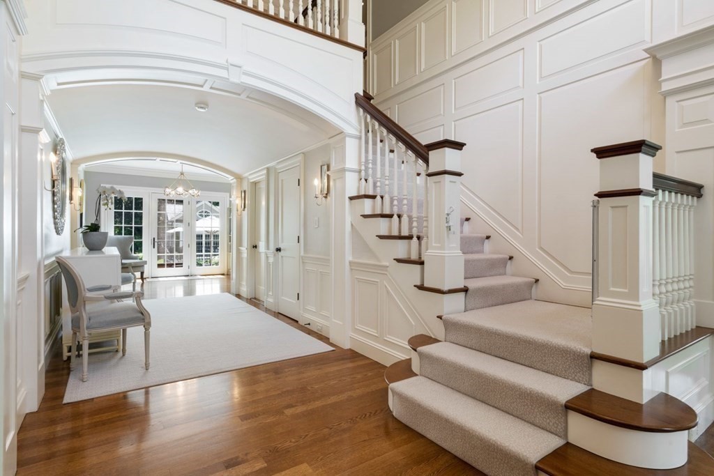 45 Ravine Road Wellesley, MA 02481 - Photo 5 of 42 a view of entryway and hall with wooden floor
