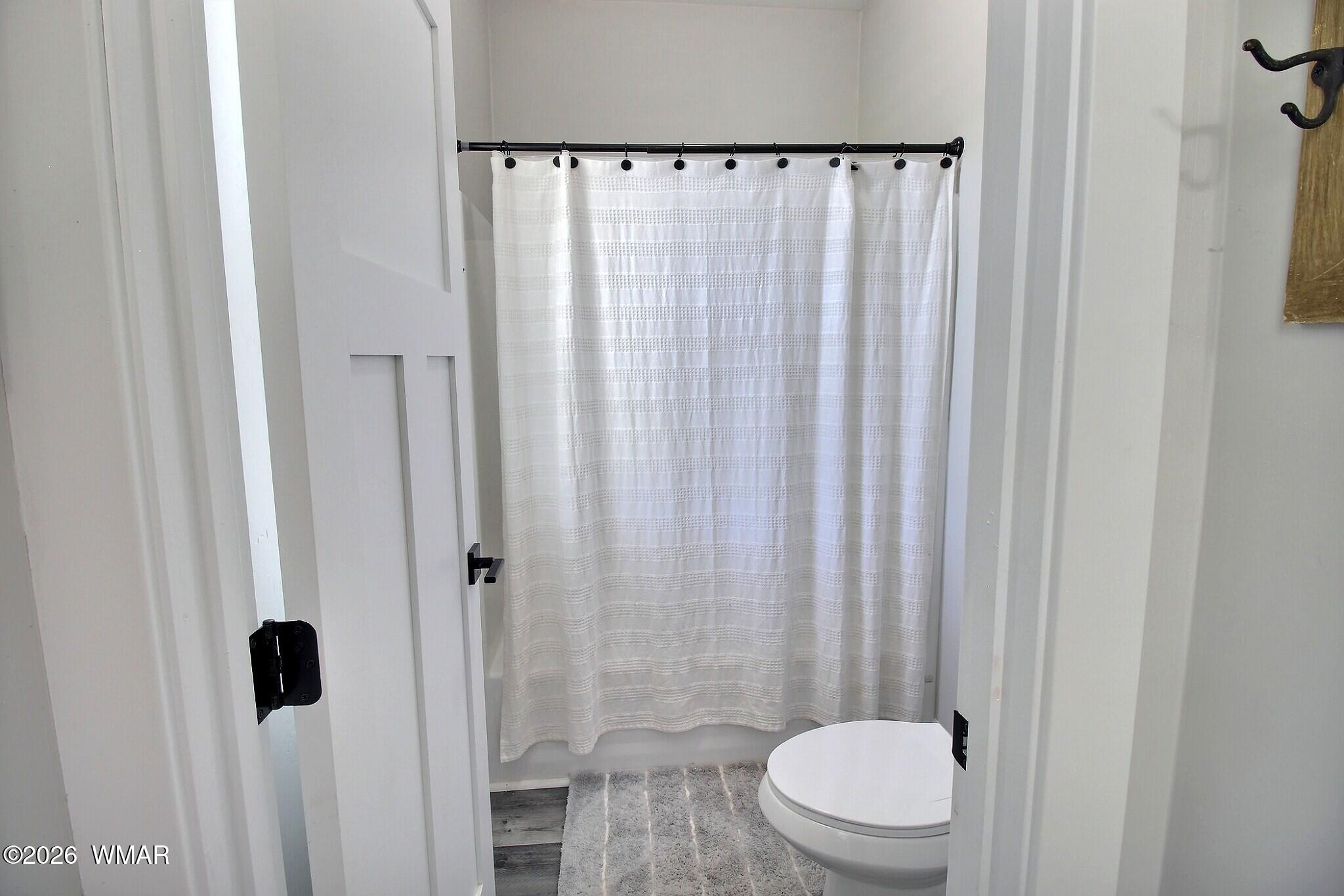 5325 Pinedale Wash Road Pinedale, AZ 85934 - Photo 17 of 32 a white toilet sitting next to a shower