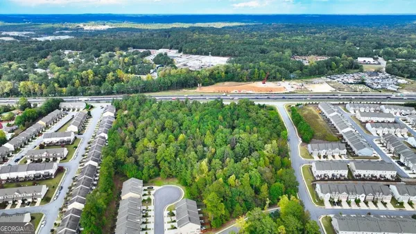 a view of a city from a balcony