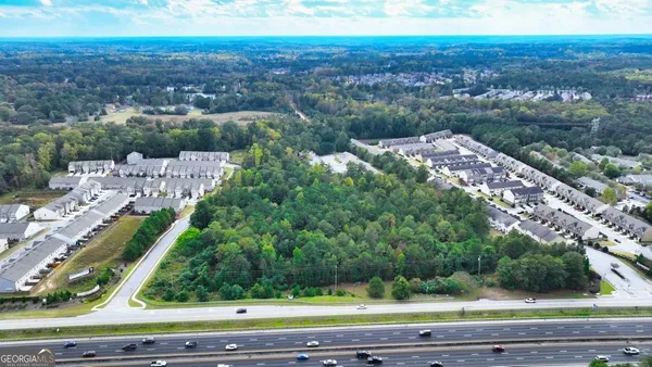 a view of a city from a balcony