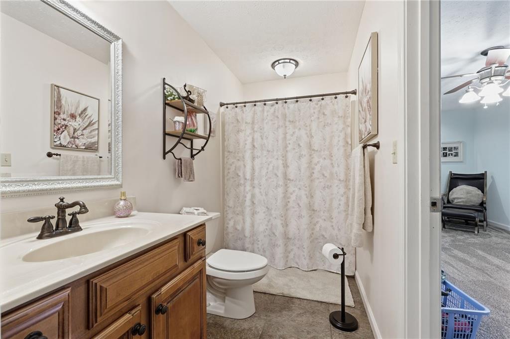 136 Ross Road Mineral Bluff, GA 30559 - Photo 24 of 65 a bathroom with a sink toilet and shower