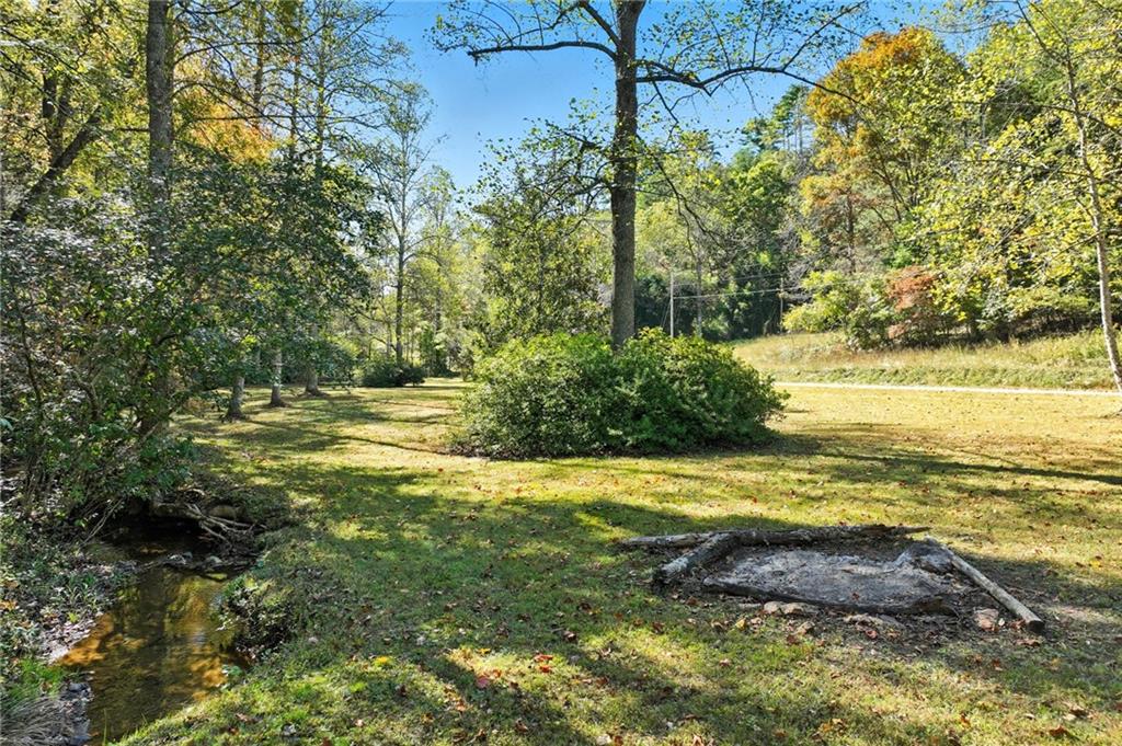 136 Ross Road Mineral Bluff, GA 30559 - Photo 60 of 65 a view of a yard with an outdoor space