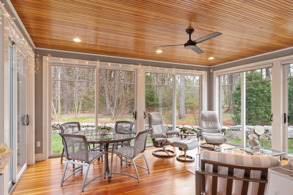 27 Maxwell Road Bedford, MA 01730 - Photo 12 of 41 a view of a dining room with furniture window and outside view
