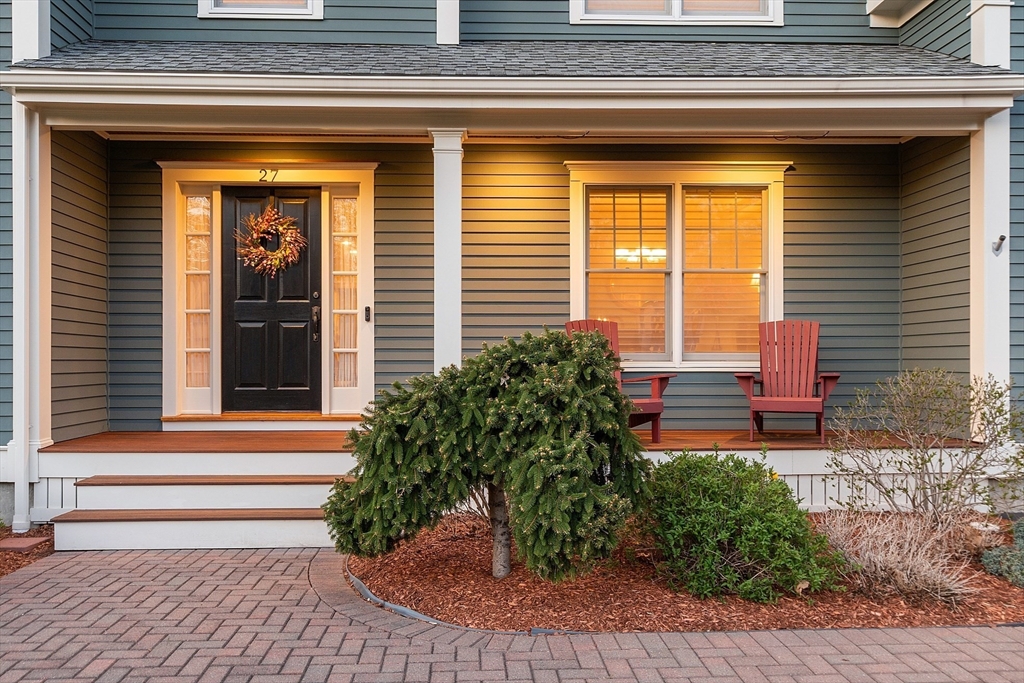 27 Maxwell Road Bedford, MA 01730 - Photo 37 of 41 a potted plant in front of a door