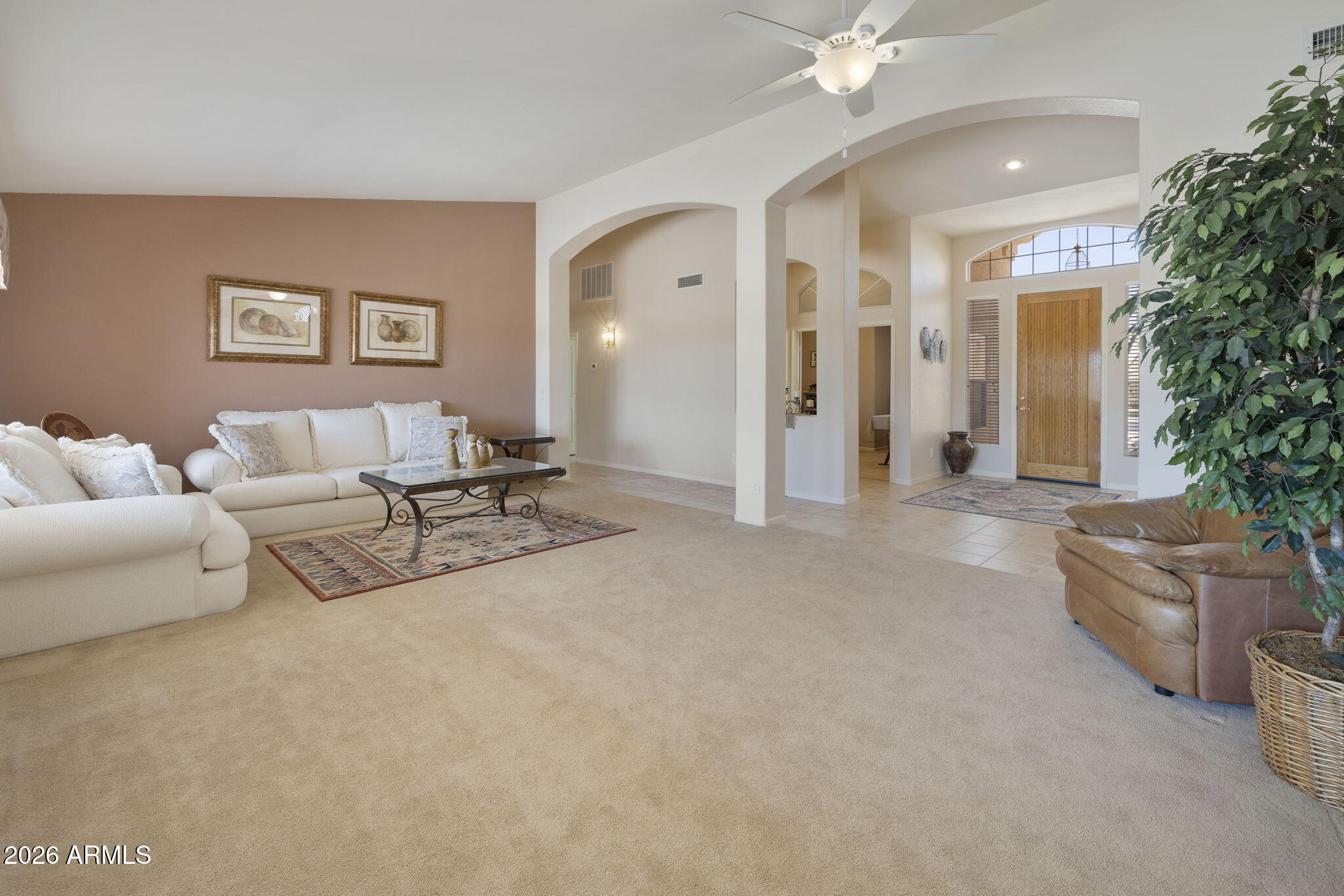 12435 West Monte Vista Road Avondale, AZ 85392 - Photo 14 of 69 a living room with furniture and a potted plant