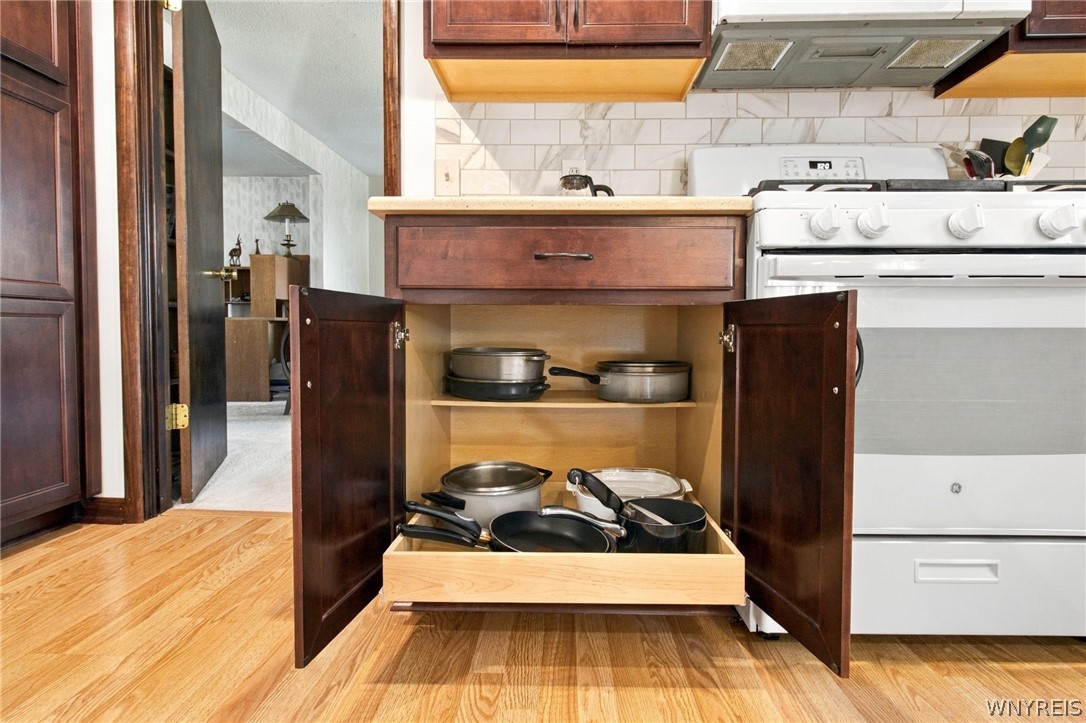 123 Ranch Trail West Amherst, NY 14221 - Photo 10 of 38 cabinetry with clever pull-out storage solutions.