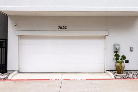 a view of rack and has potted plant on it