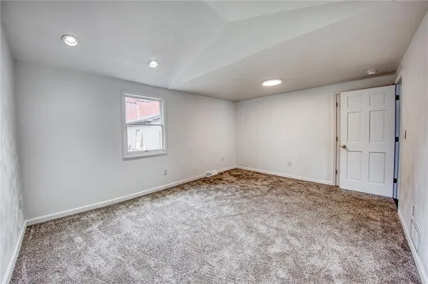 a view of empty room