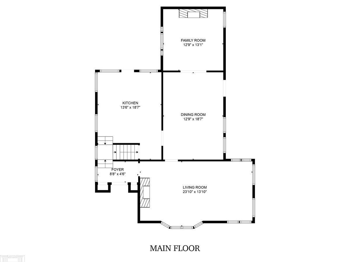 24 Devonshire Road Pleasant Ridge, MI 48069 - Photo 60 of 62 Floor Plan- 1st