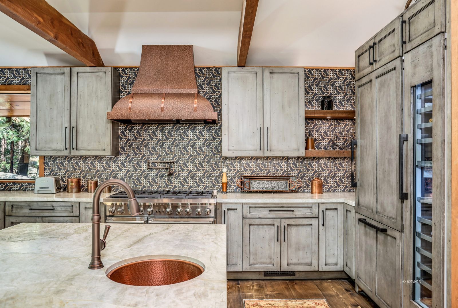 24581 Fern Valley Road Idyllwild, CA 92549 - Photo 17 of 50 Custom Copper stove hood