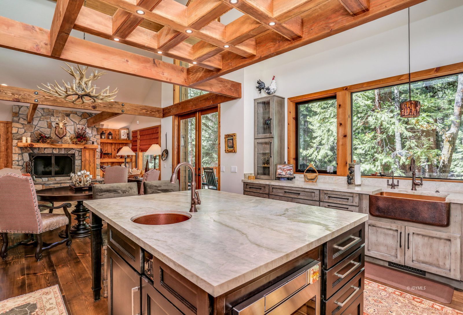 24581 Fern Valley Road Idyllwild, CA 92549 - Photo 21 of 50 Large center island prep area