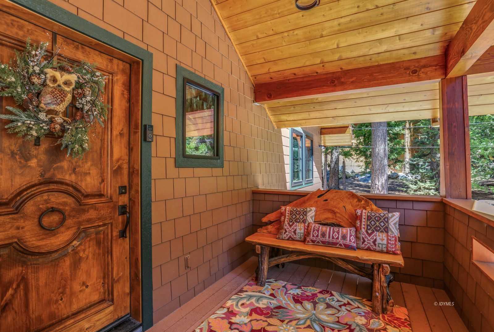 24581 Fern Valley Road Idyllwild, CA 92549 - Photo 6 of 50 Carved wood door