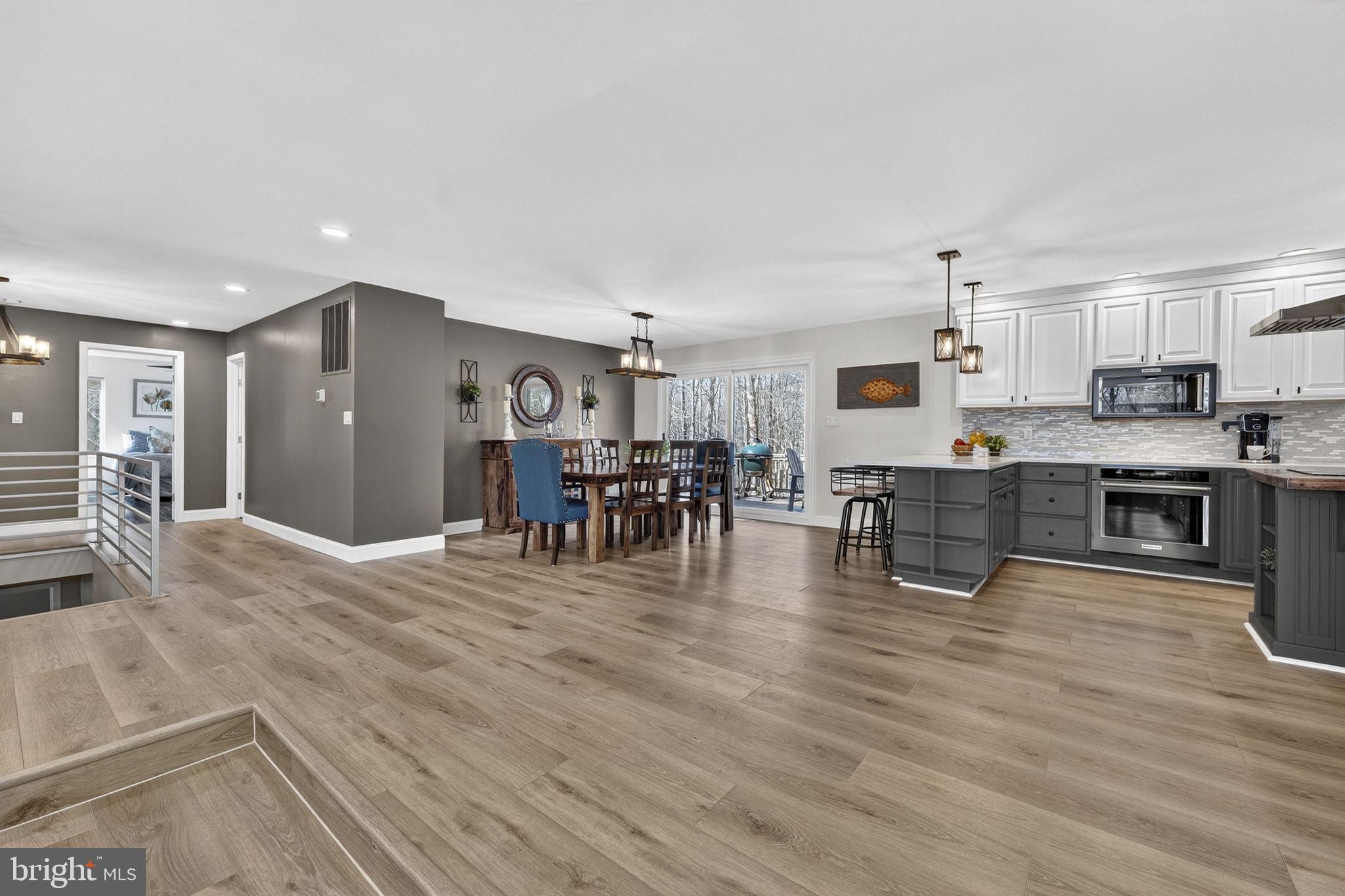 7427 Maple Branch Road Clifton, VA 20124 - Photo 18 of 100 Living Room Opens to Dining Room & Kitchen