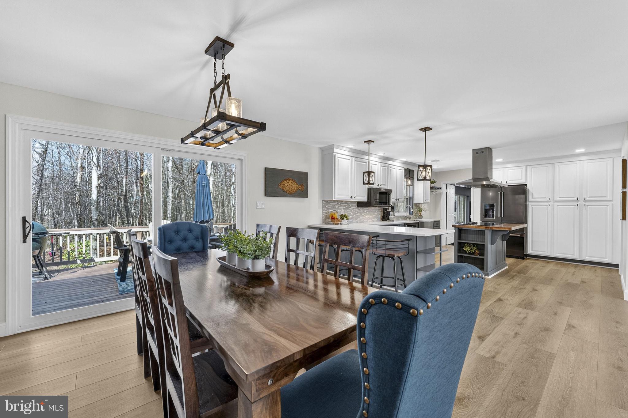 7427 Maple Branch Road Clifton, VA 20124 - Photo 20 of 100 Dining Room Opens to Gourmet Kitchen