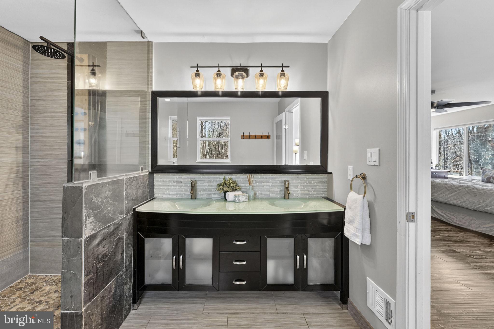 7427 Maple Branch Road Clifton, VA 20124 - Photo 40 of 100 Primary Bath with Double Vanities