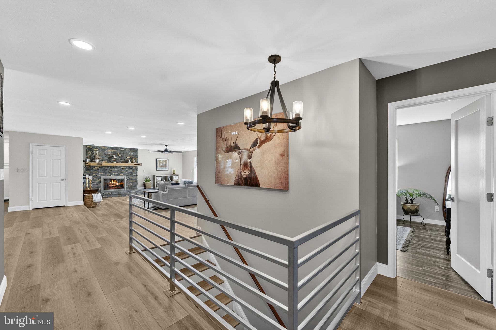 7427 Maple Branch Road Clifton, VA 20124 - Photo 45 of 100 Main Hallway Opens to Bedroom 2 & 3