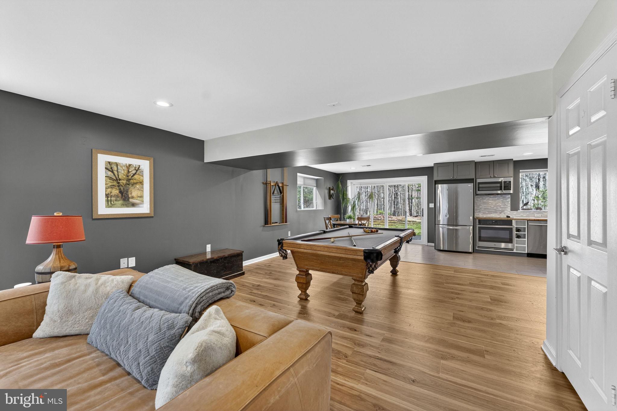 7427 Maple Branch Road Clifton, VA 20124 - Photo 55 of 100 LL Rec Room Opens to 2nd Kitchen & Dining