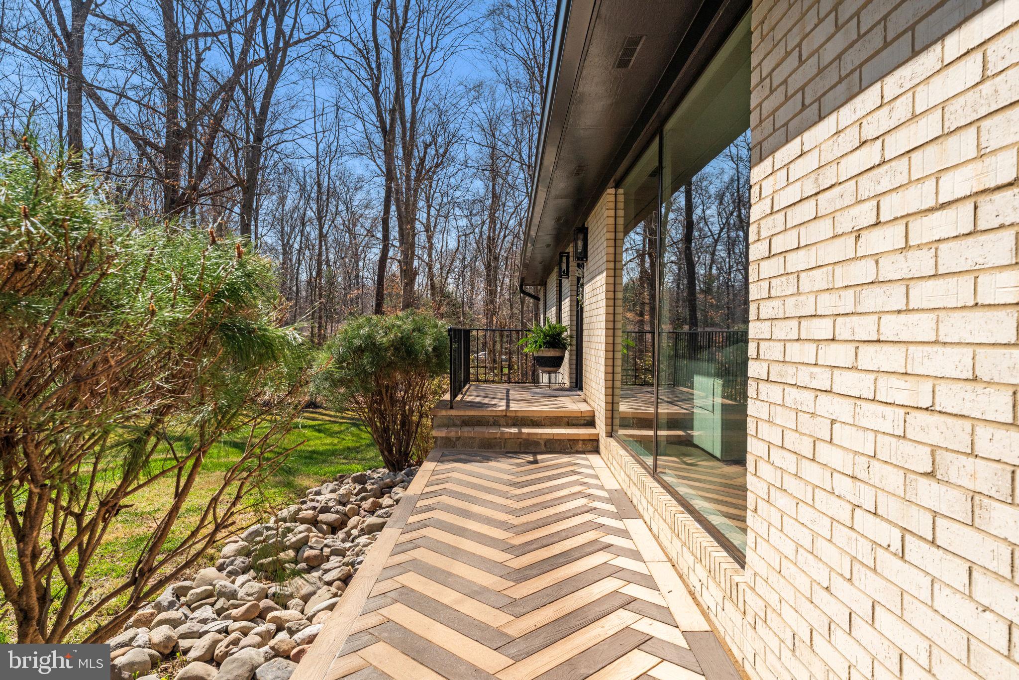 7427 Maple Branch Road Clifton, VA 20124 - Photo 6 of 100 Updated Front Walkway Leads to Inviting Entry
