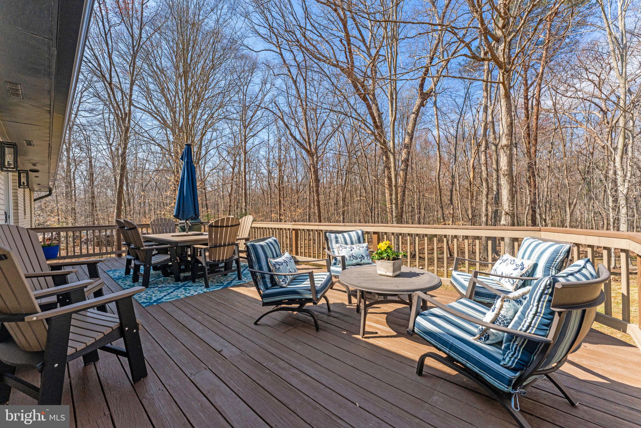 7427 Maple Branch Road Clifton, VA 20124 - Photo 90 of 100 Spacious Open Air Deck--Great for Entertaining!