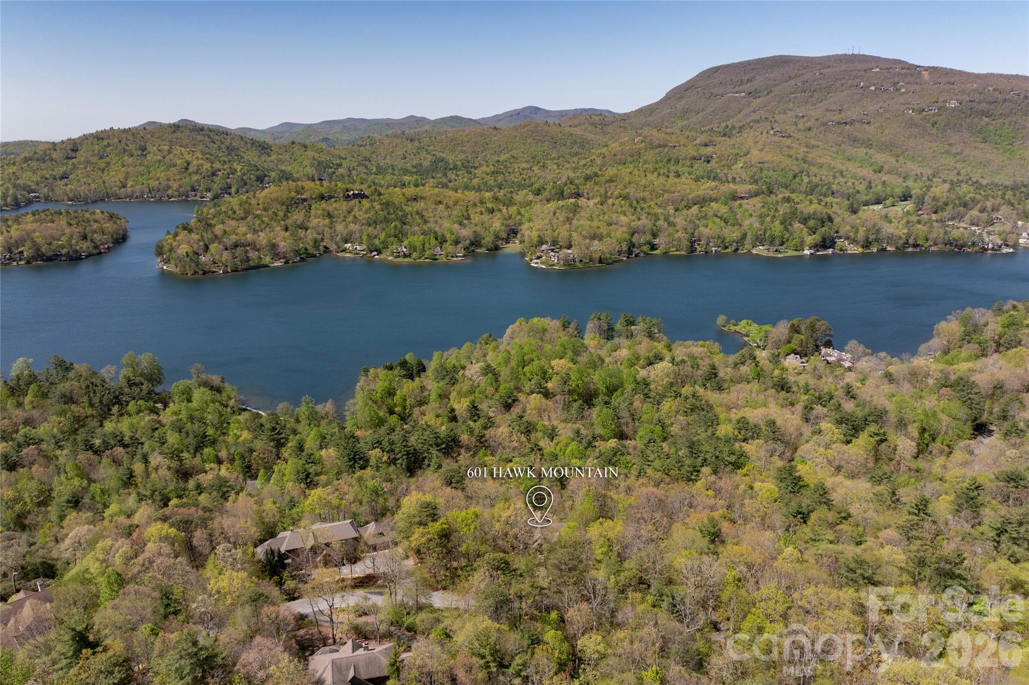 601 Hawk Mountain Road Lake Toxaway, NC 28747 - Photo 48 of 48 a view of lake with mountain