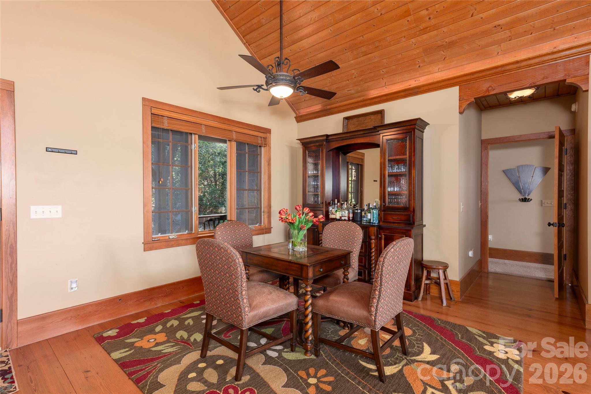 601 Hawk Mountain Road Lake Toxaway, NC 28747 - Photo 9 of 48 a dining room with furniture and window