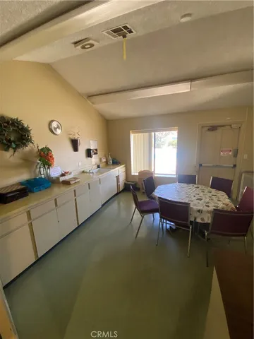 a room with gym equipment