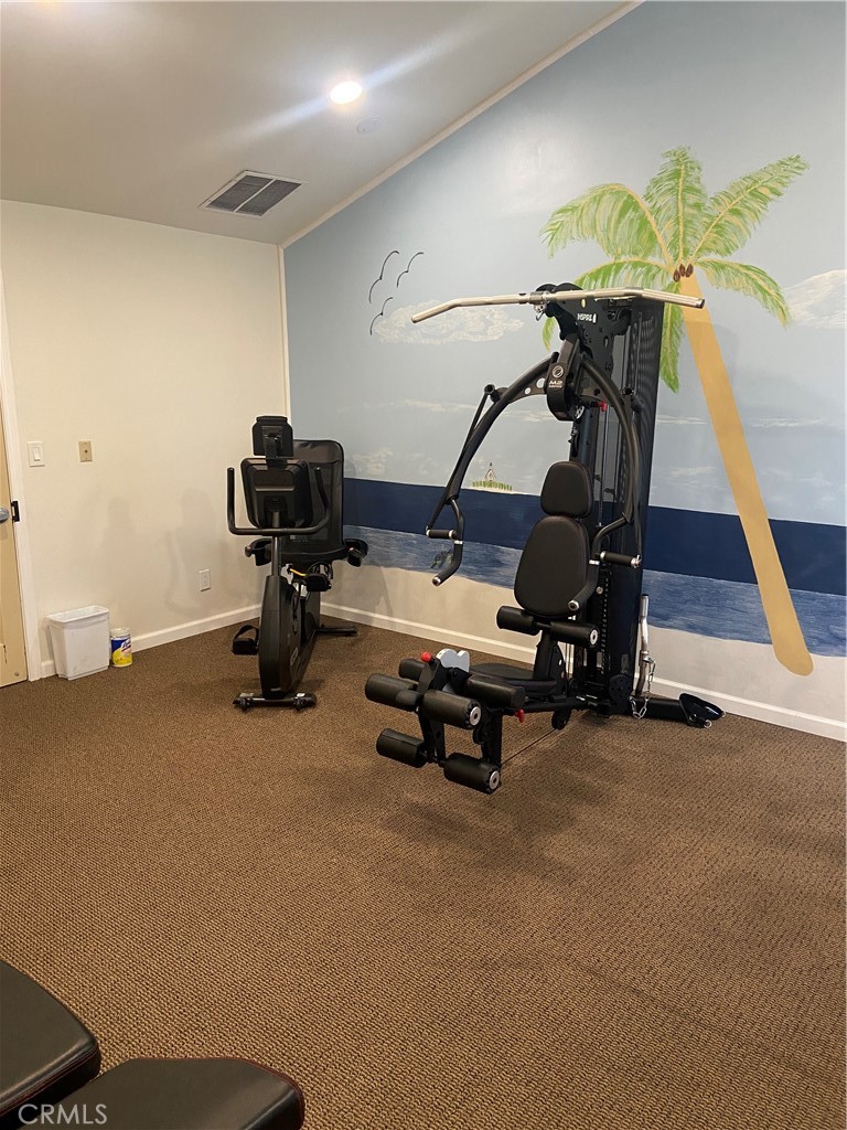 193 Rancho Adolfo Drive Camarillo, CA 93012 - Photo 42 of 43 a room with gym equipment
