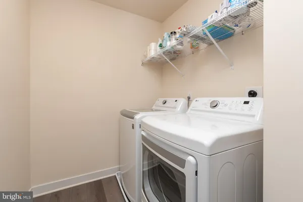 a view of a room with storage and utility