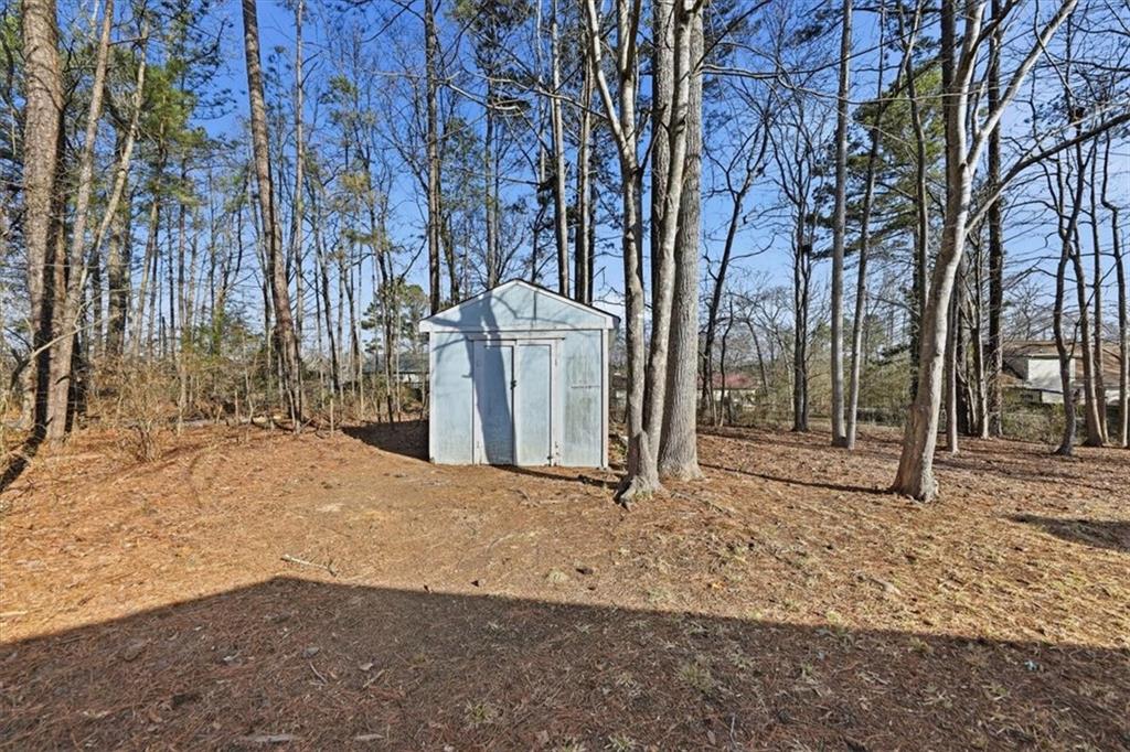 8976 Ochil Lane Winston, GA 30187 - Photo 46 of 53 a view of a yard with large trees