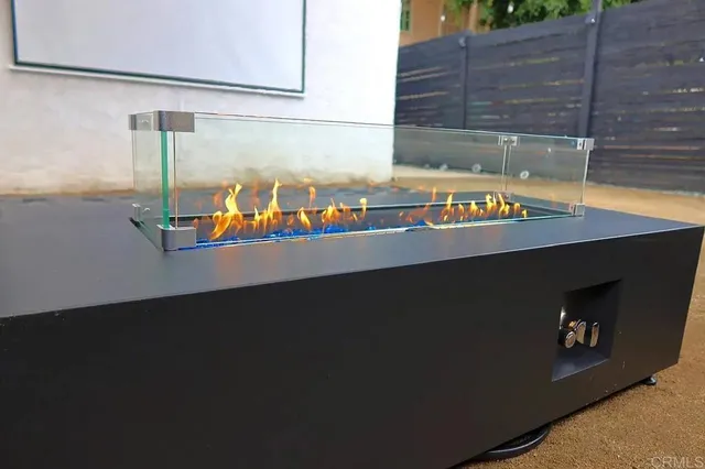 a close view of water heater