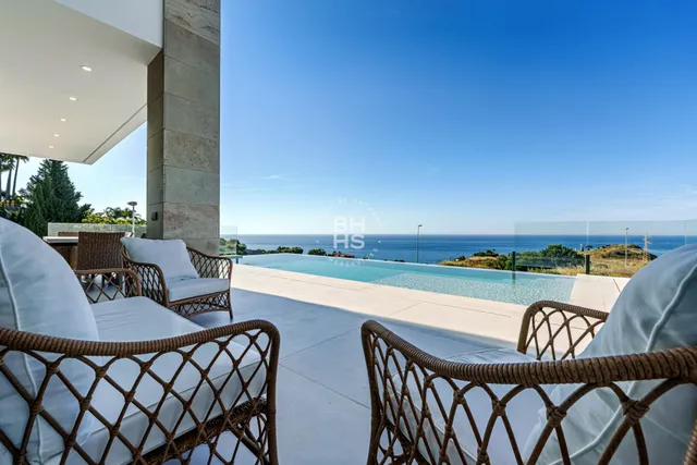 a view of a patio with swimming pool