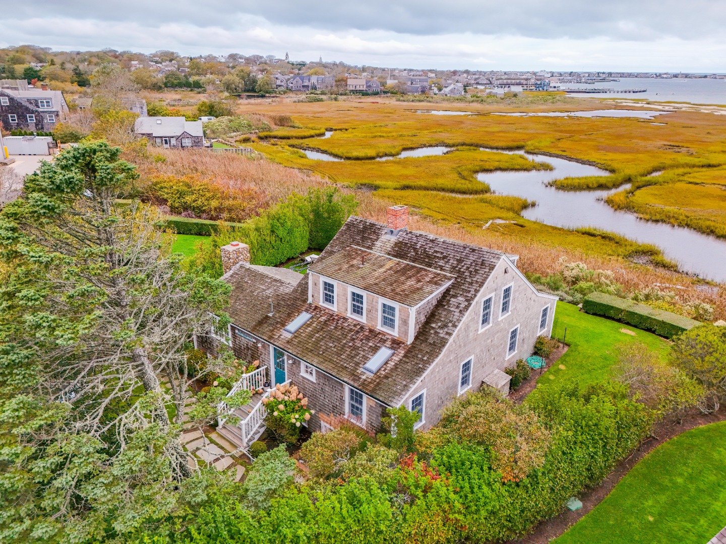 6 Harbor Terrace Nantucket, MA 02554 - Photo 1 of 18 a view of a city with an ocean view