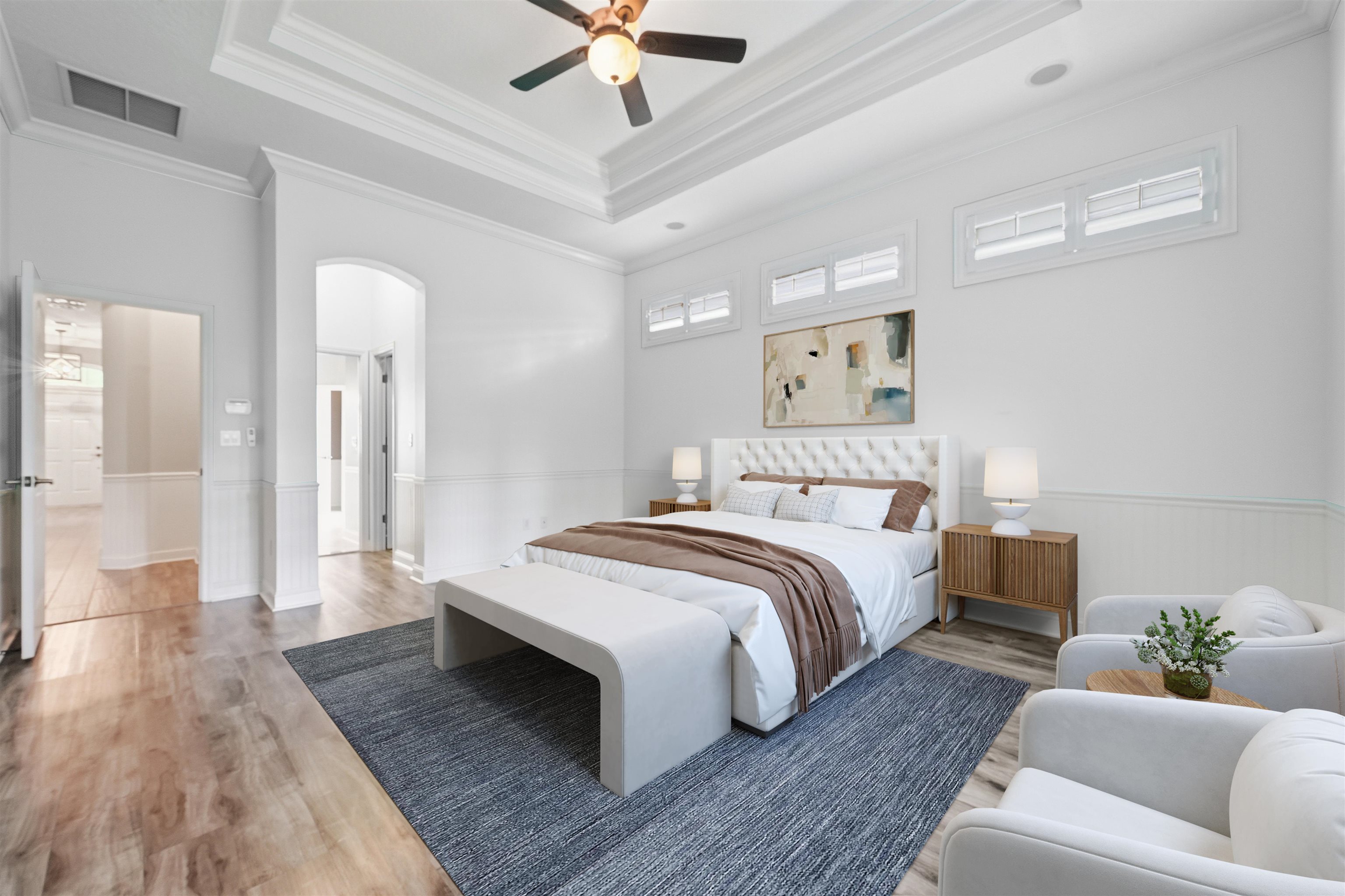 121 Edge Of Woods Road St. Augustine, FL 32092 - Photo 25 of 53 a bed room with a bed and a couch