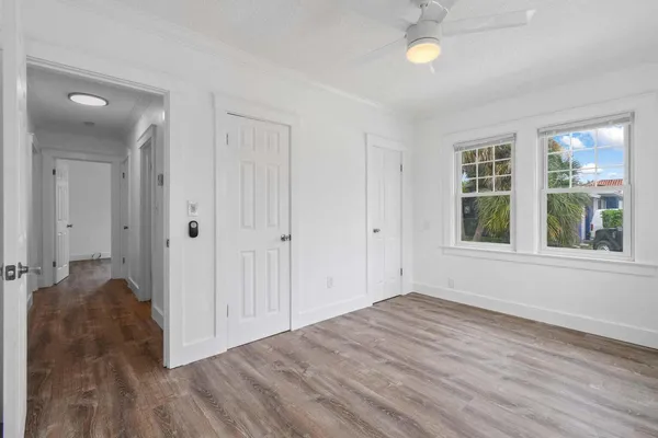 wooden floor in a gallery