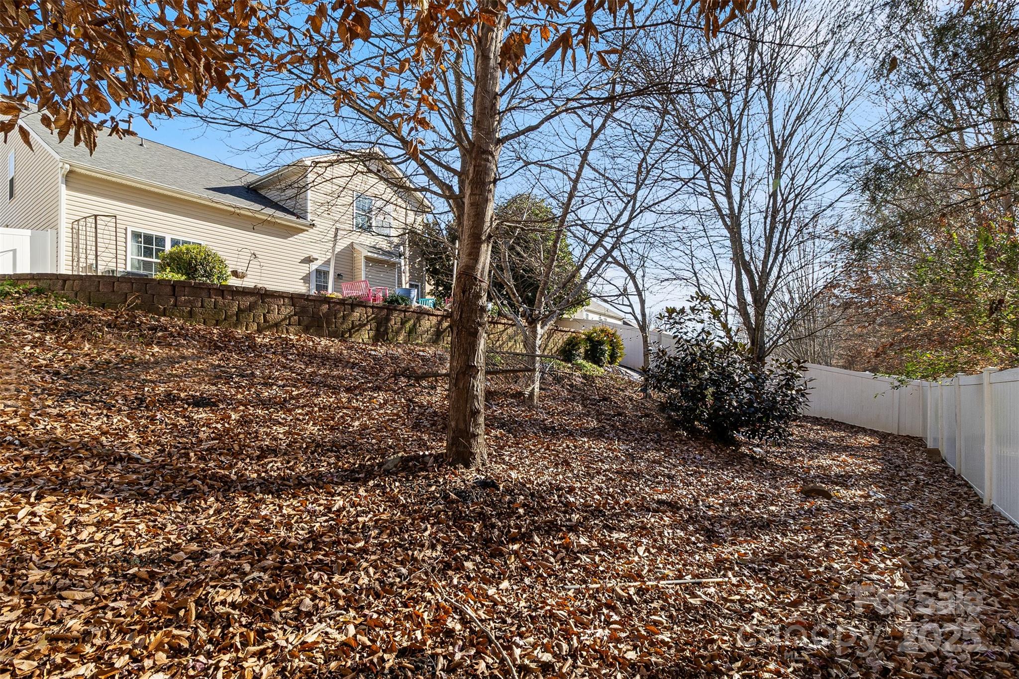 224 Morning Dew Lane Mount Holly, NC 28120 - Photo 4 of 48 a backyard of a house with large trees