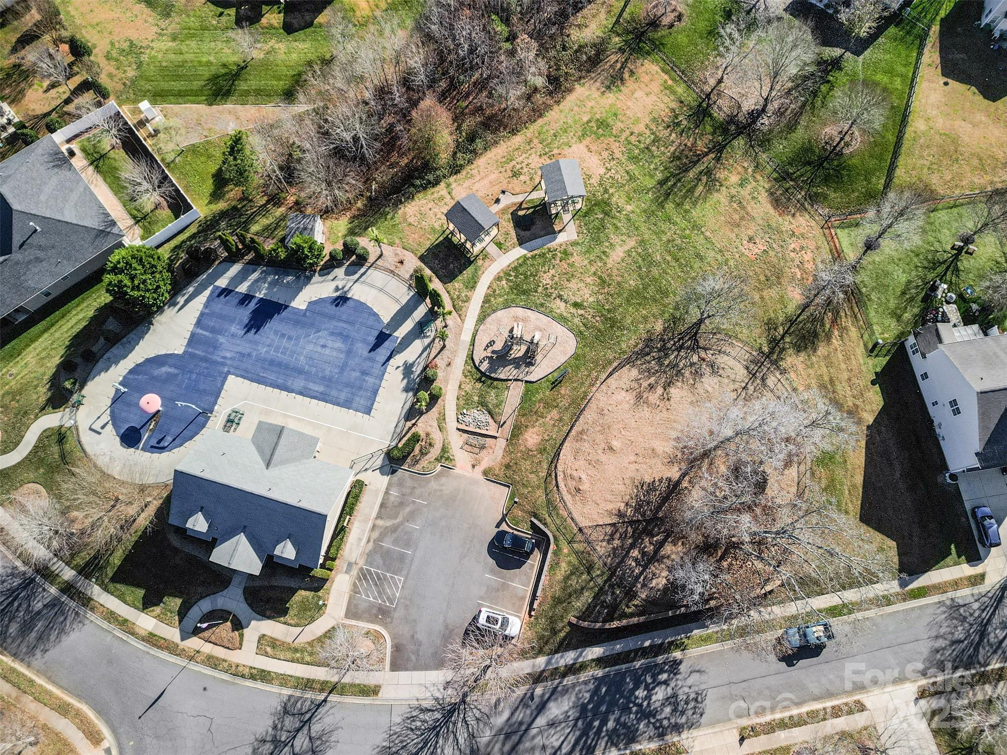 224 Morning Dew Lane Mount Holly, NC 28120 - Photo 41 of 48 an aerial view of a swimming pool