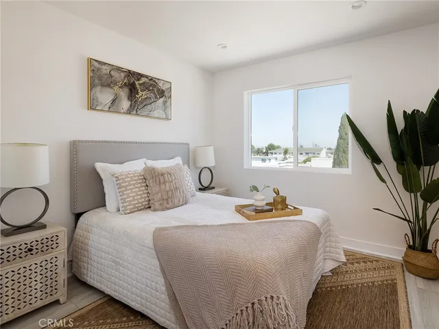 a work room with furniture and wooden floor
